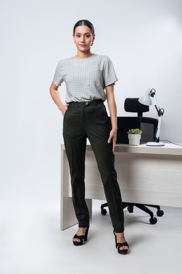 Pencil Cut Office Pant - Image 9