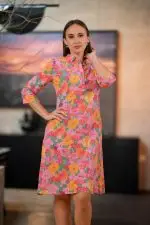 Floral Patterned Short Dress