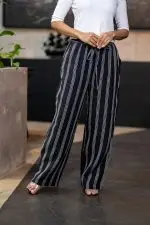 Striped Wide Leg Pant
