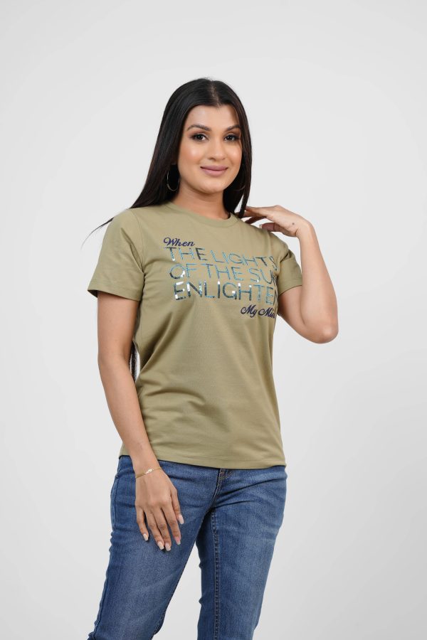 Sequin Detailed Regular Fit T-Shirt