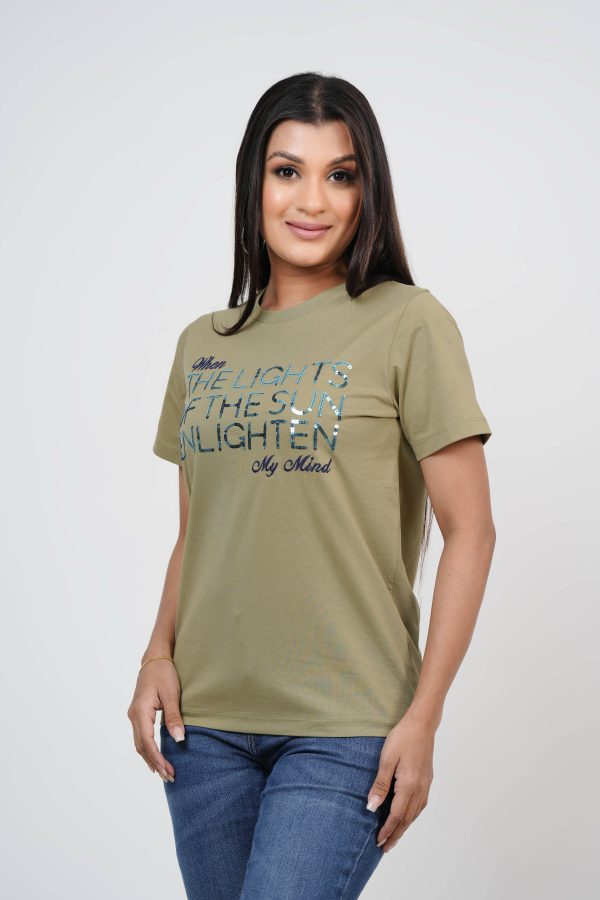 Sequin Detailed Regular Fit T-Shirt - Image 2