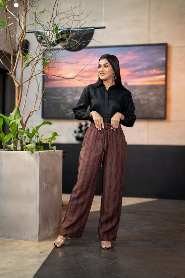 Striped Wide Leg Pant - Image 5