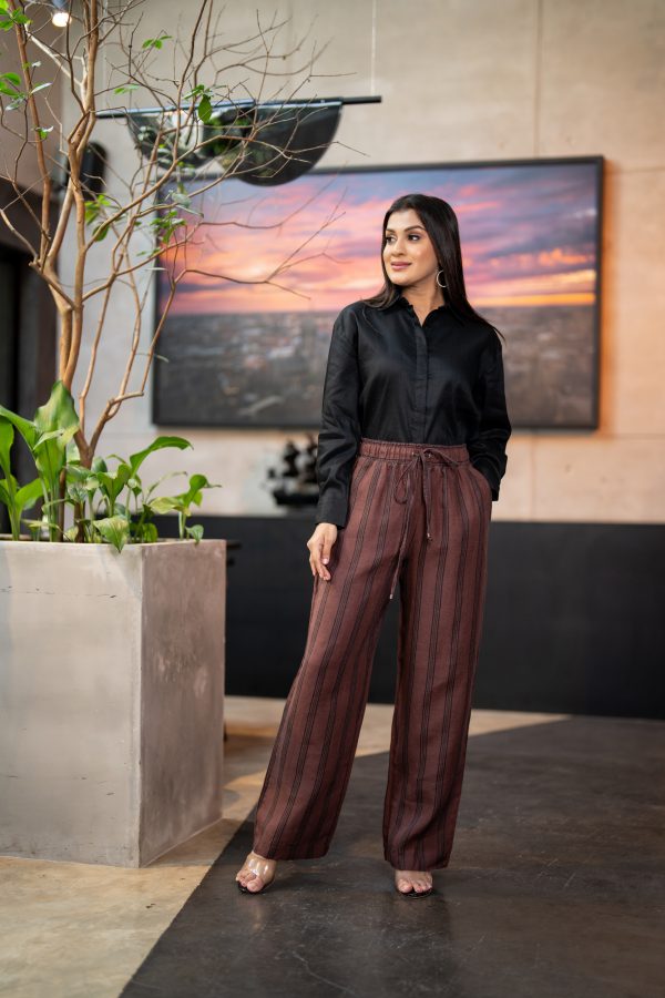 Striped Wide Leg Pant - Image 4