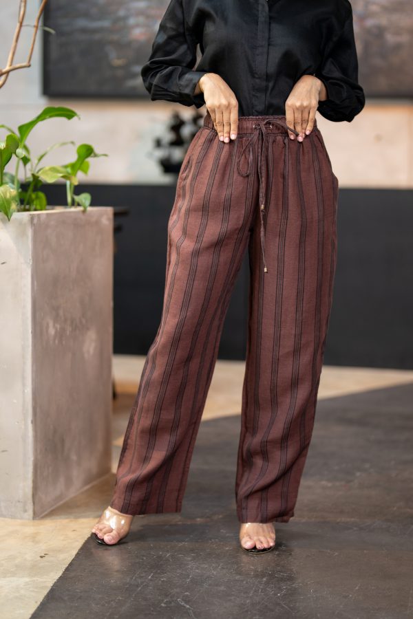 Striped Wide Leg Pant