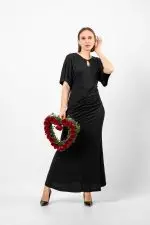 Ruched Maxi Rib Dress - Image 4