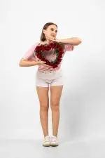 V-Necked Rib Top - Image 2