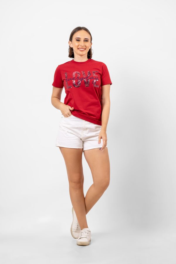 Sequin Detailed Regular Fit T-Shirt - Image 2