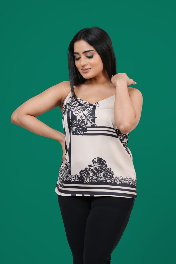 Abstract Patterned Cami Top - Image 3