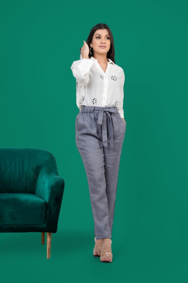 Front Tie-Up Casual Pant - Image 2