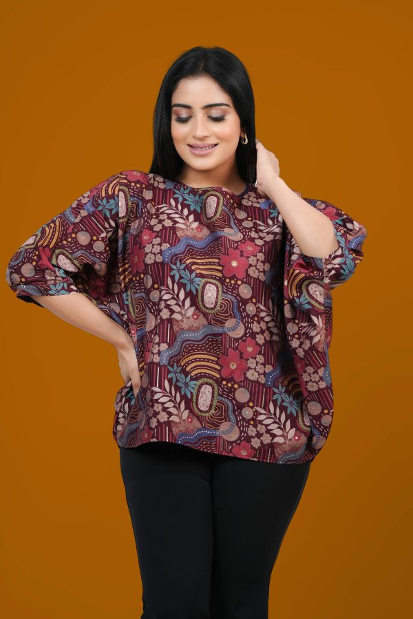 Floral Patterned Kaftan - Image 5