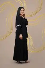 Lace Detailed Baggy Sleeve Maxi Dress - Image 3