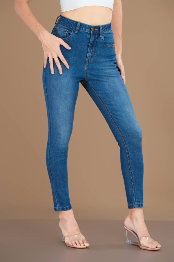 La Vivente Mid Waist Skinny Jean