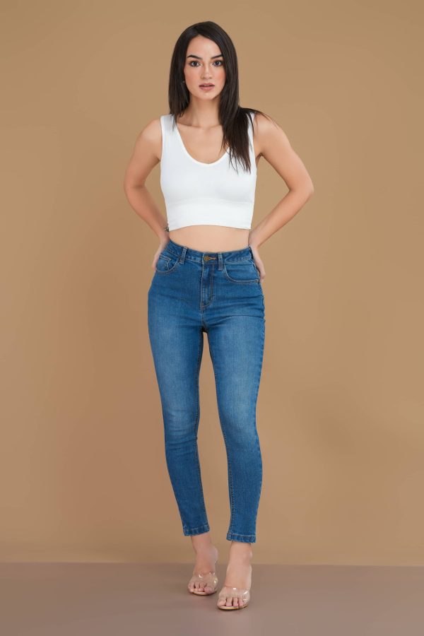 La Vivente Mid Waist Skinny Jean - Image 7