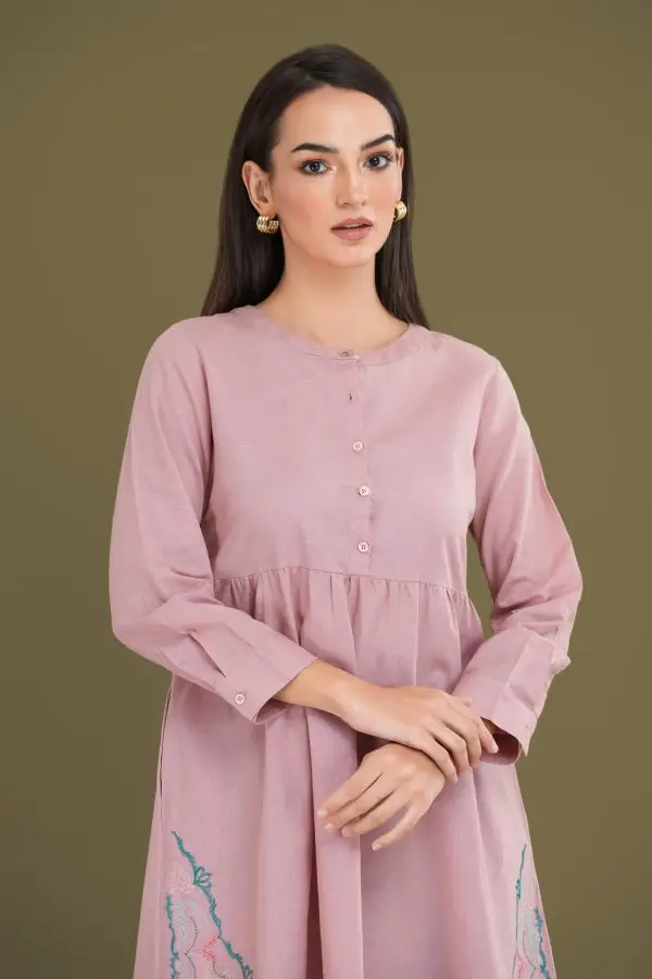 Embroidery Detailed Short Dress