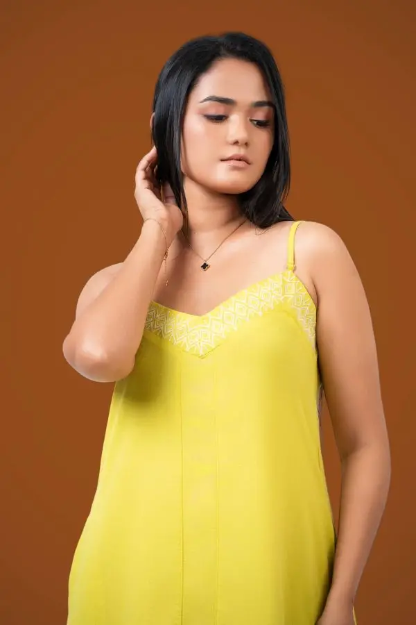 Strappy Embroidered Maxi Dress - Image 6
