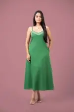 Strappy Embroidered Maxi Dress - Image 4