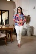 Printed Shirt Blouse - Image 4