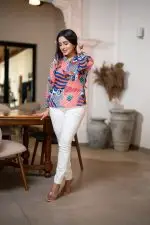 Printed Shirt Blouse - Image 5