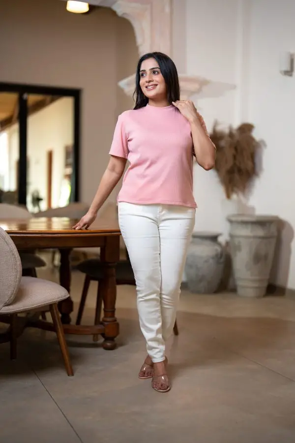 High Neck T-shirt - Image 4