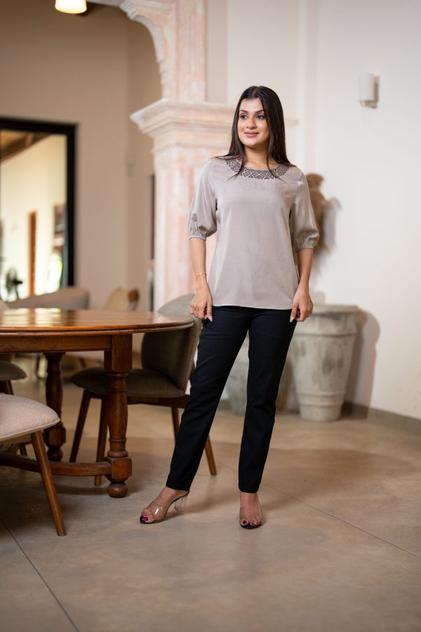 Embroidery Detail Blouse - Image 5