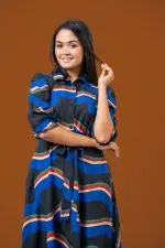 Color Block Maxi Dress - Image 2