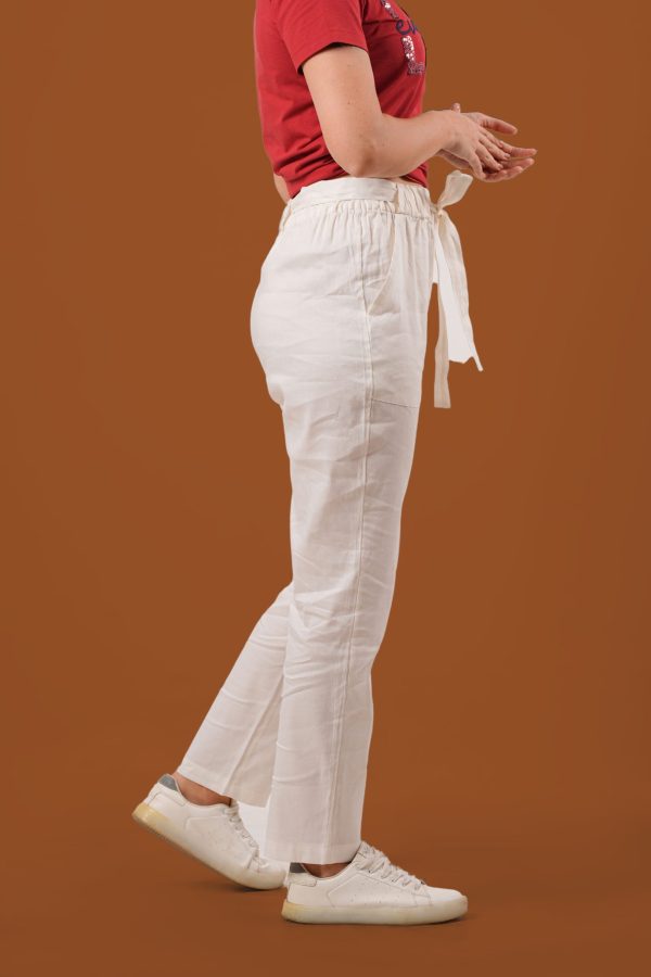 Waistband Tie-Up Pencil Cut Pant - Image 6