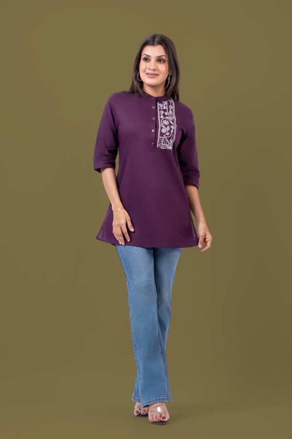 Embroidery Detailed Shirt Blouse - Image 5
