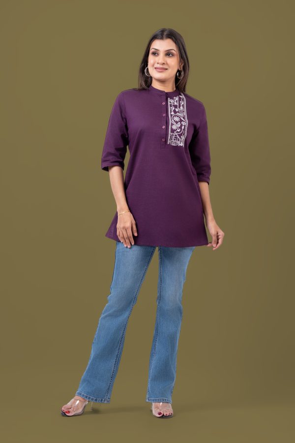 Embroidery Detailed Shirt Blouse - Image 4