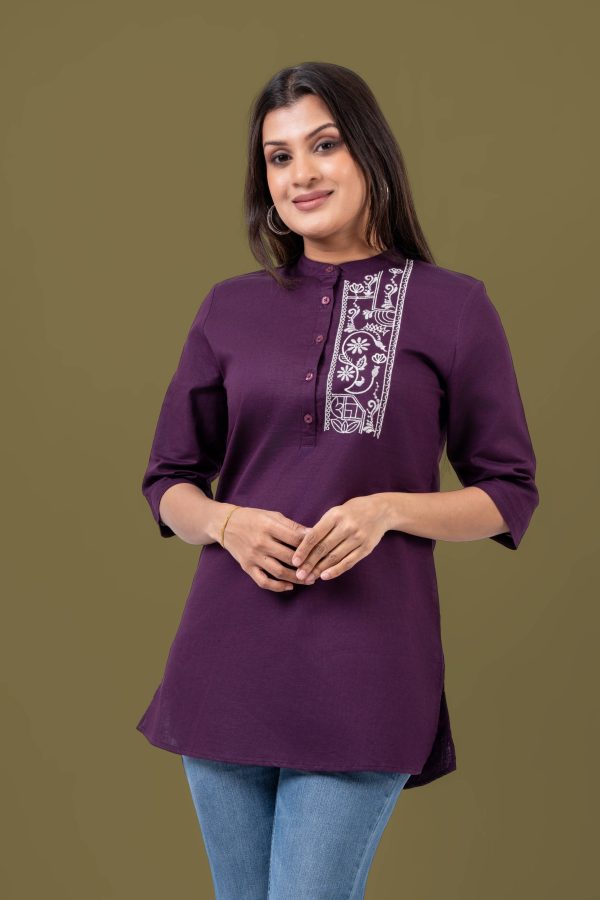 Embroidery Detailed Shirt Blouse