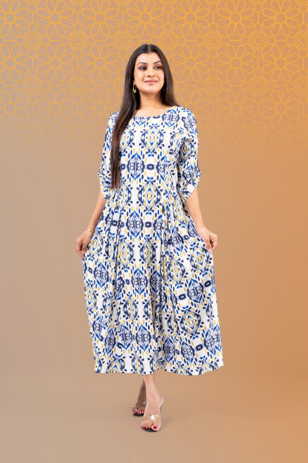 Hip Gather Detailed Midi Dress - Image 2
