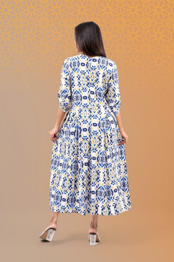 Hip Gather Detailed Midi Dress - Image 3