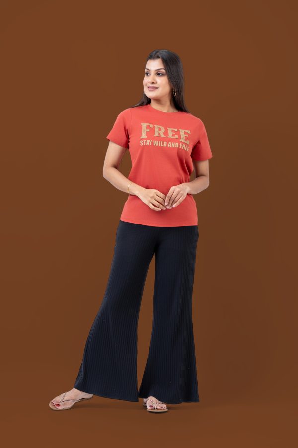 Emboss Print Regular-fit T-shirt - Image 2
