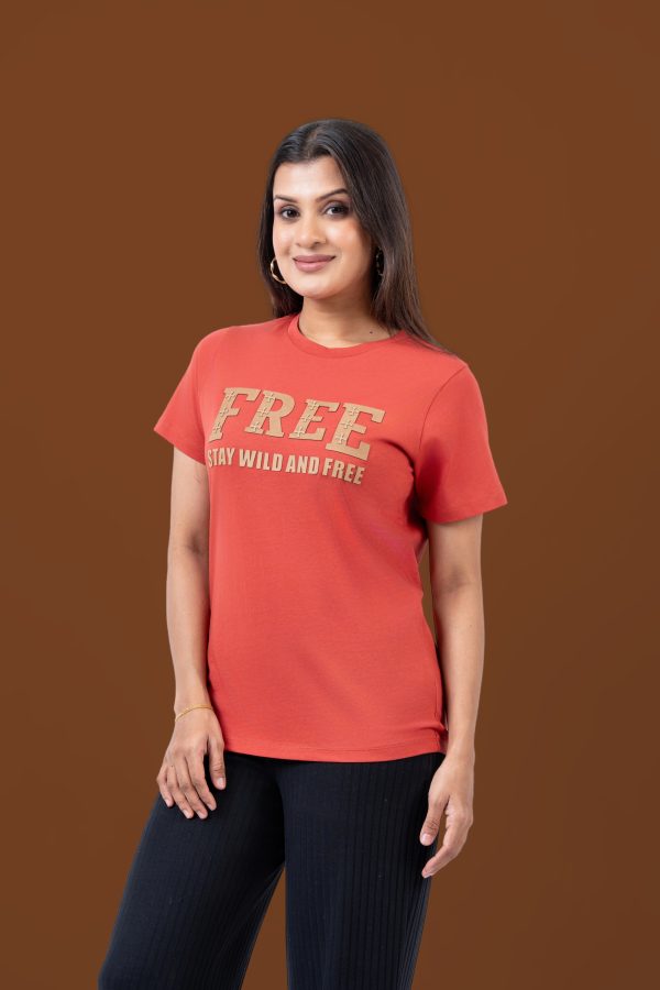 Emboss Print Regular-fit T-shirt - Image 4