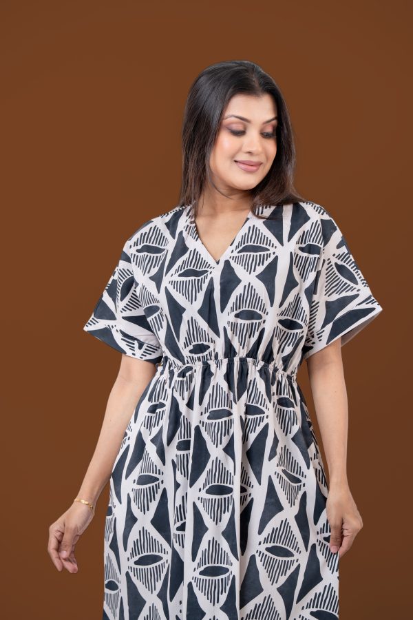 Printed Maggie Sleeve Maxi Dress - Image 2