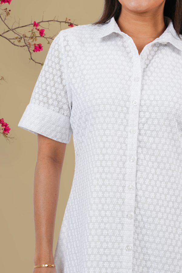 Cutlawn Button-Down Short Shirt Dress - Image 6