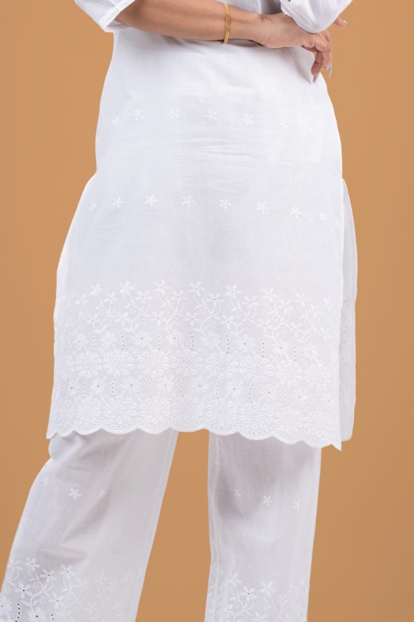 V Neck Kurta and Pants Set - Image 6