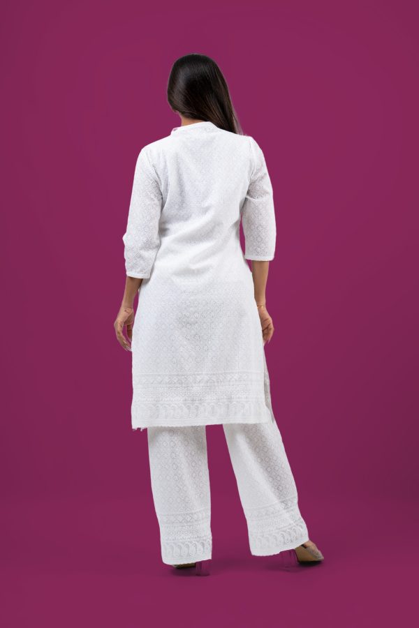 Pearl Button-down detail Kurta and Pants set - Image 5