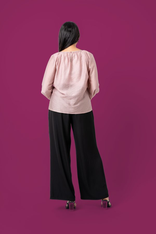 Gather Detail Puff Sleeve Top - Image 5