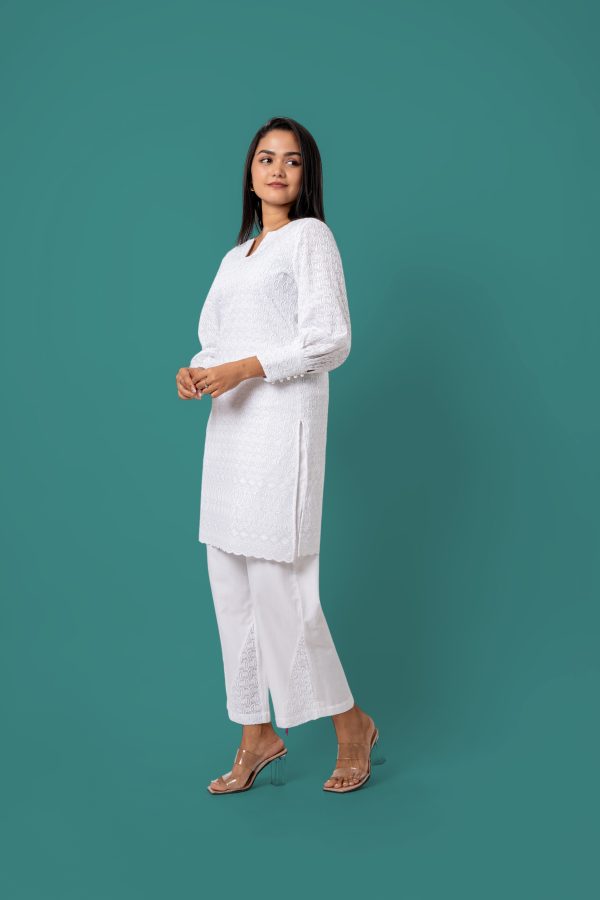 Cutlawn Kurta Top and Pants Set - Image 6