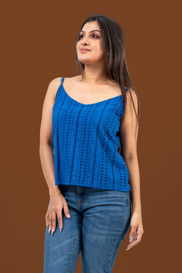 V-Neck Cutlawn Cami Top - Image 2