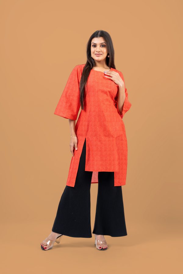 Double Slit Detail Kurta Top - Image 2