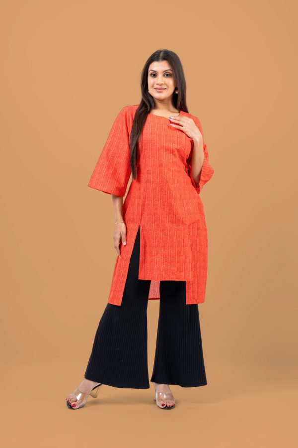Double Slit Detail Kurta Top - Image 2
