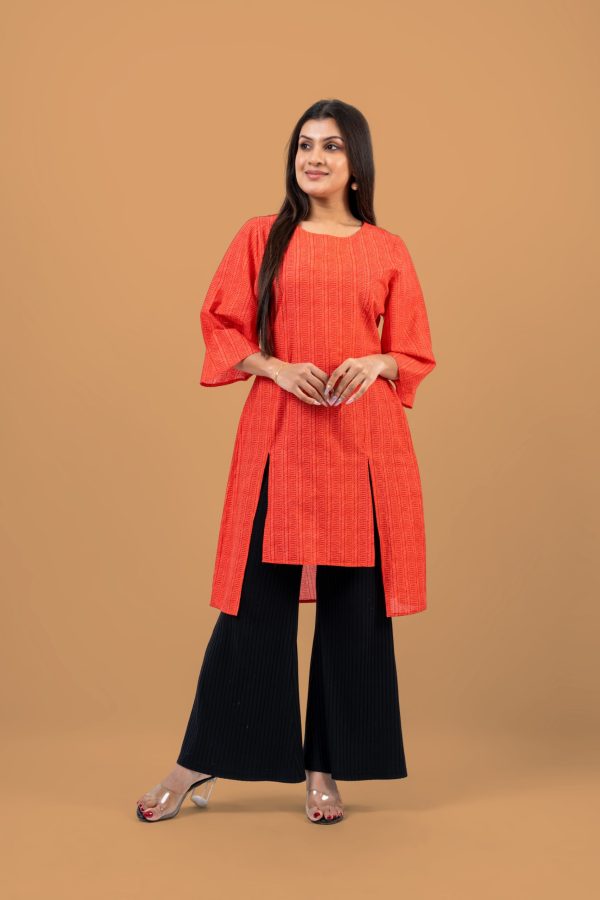 Double Slit Detail Kurta Top - Image 4