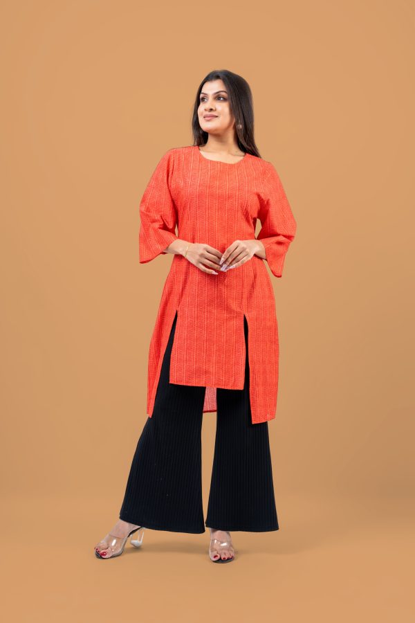 Double Slit Detail Kurta Top - Image 3