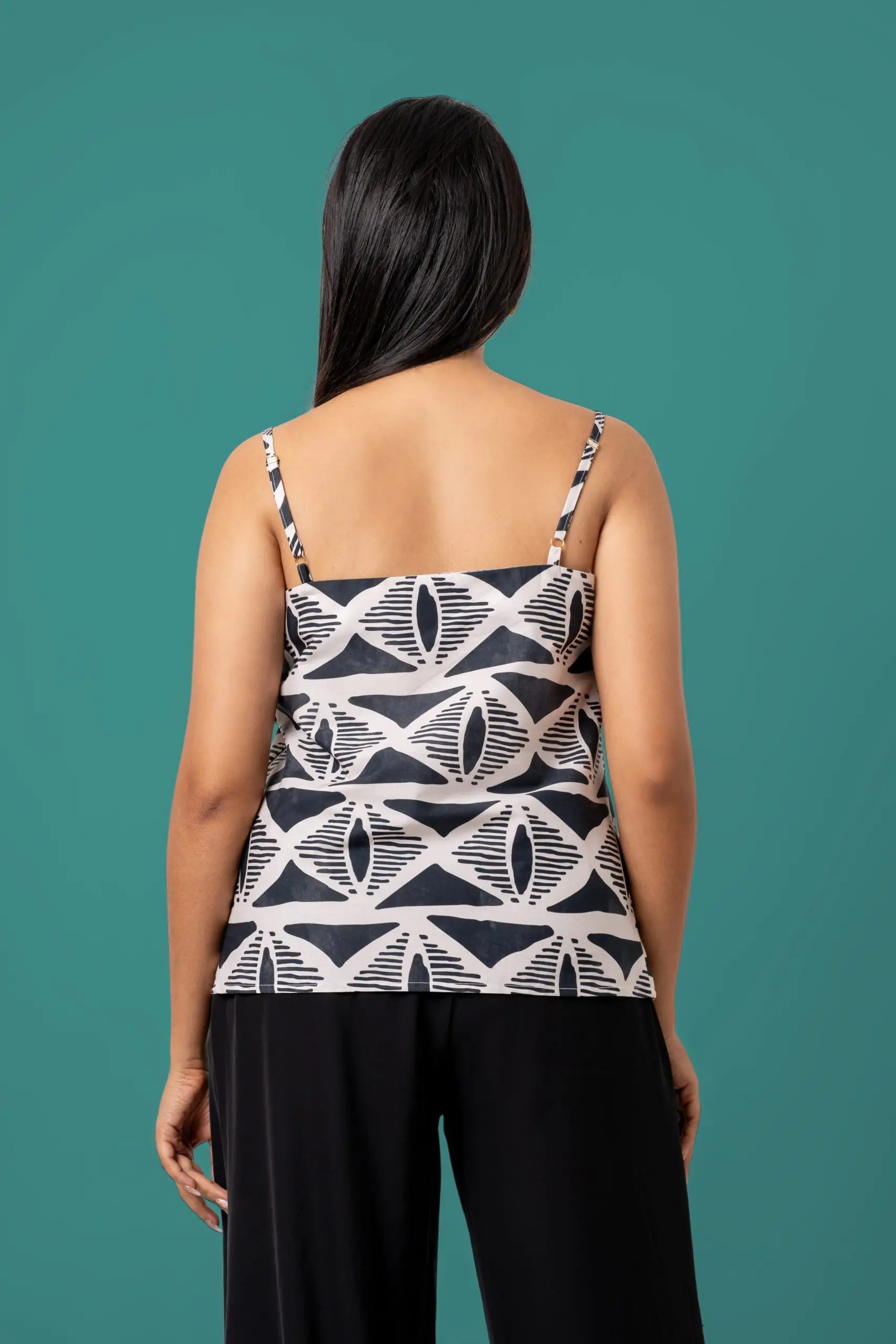 Abstract Patterned Cami Top - Image 4