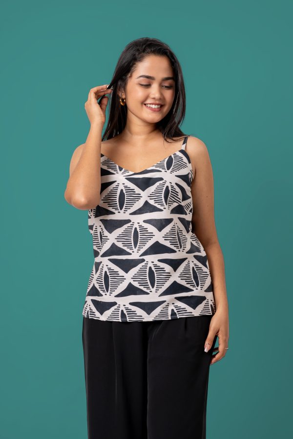 Abstract Patterned Cami Top - Image 2