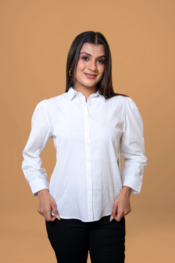 Grid Patterned Shirt Blouse