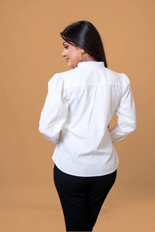 Grid Patterned Shirt Blouse - Image 5