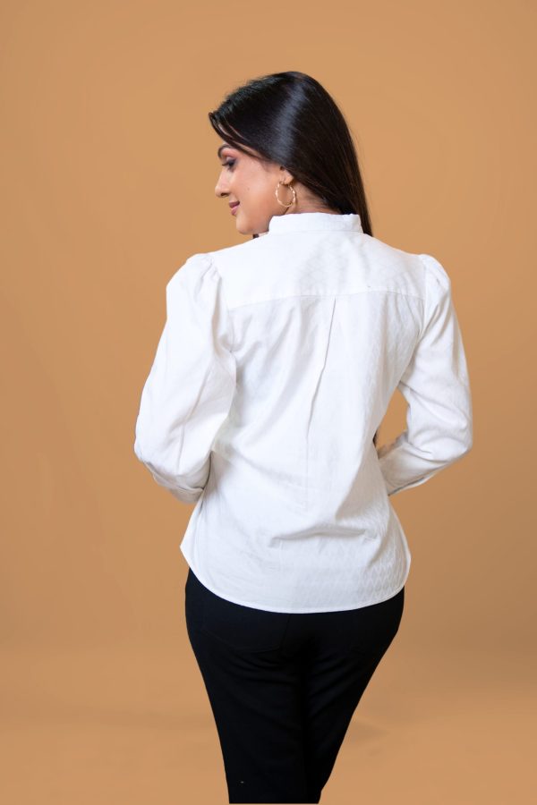Grid Patterned Shirt Blouse - Image 5