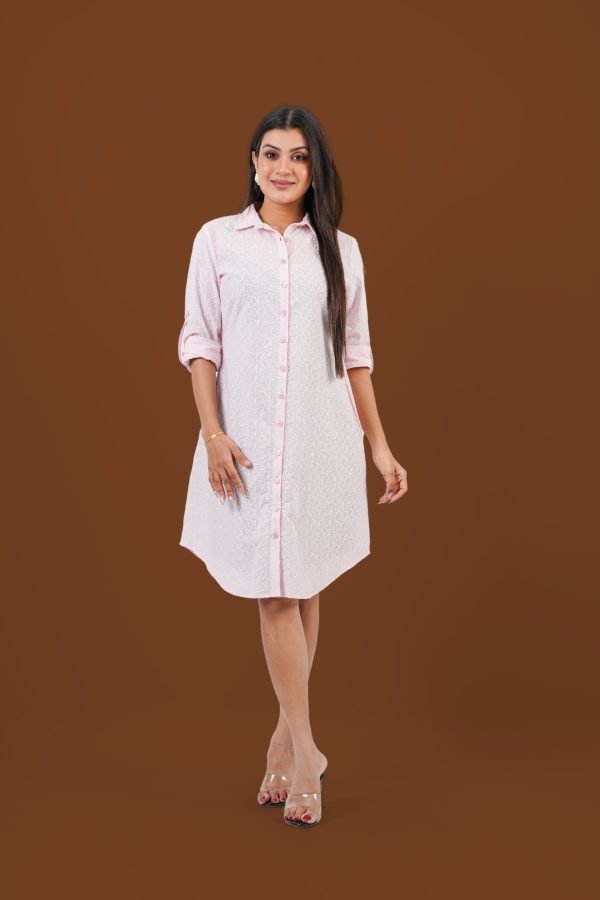 Cutlawn Short Shirt Dress - Image 4